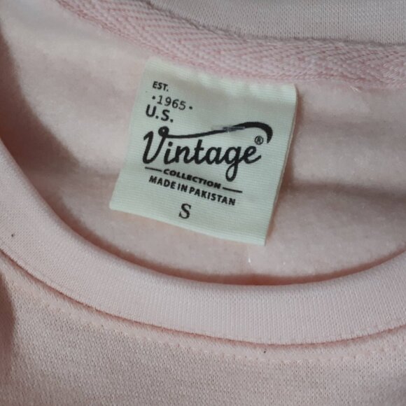 NWT U.S. Vintage blush pink “Dog Mom” sweatshirt, S - Picture 7 of 9